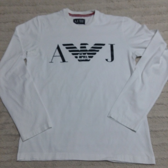 armani jeans long sleeve t shirt